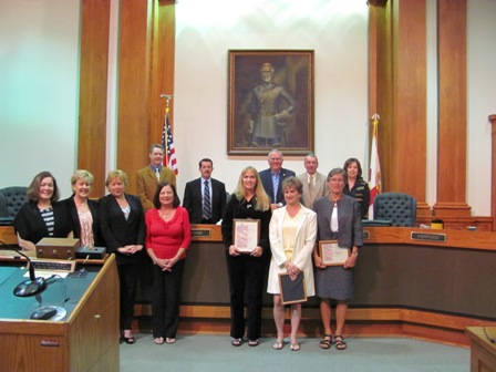 2-15-11 Paulette Burton Citizen of the Year Award